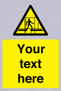 Custom Scaffold Incomplete Sign